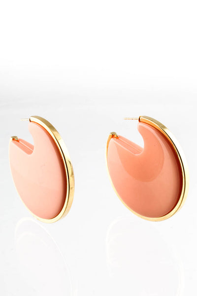 Rachel Comey Womens Yellow Gold Plated Brass Nina Drop Earrings Pink