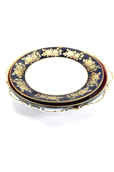 Bovaria Waldershof Unisex 22 Karat Gold Plates Blue Black Red