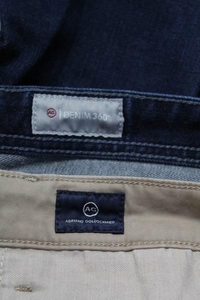 AG Adriano Goldschmied Mens The Tellis Modern Slim Blue Jeans Shorts Size 32 33