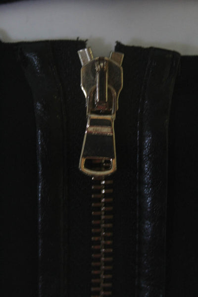 Sport Max Womens Back Zip Long Sleeve Sheath Dress Gray Wool Size 6