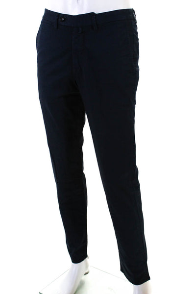 Munro Mens Garda Straight Leg Casual Colored Denim Jeans Navy Blue Size 46