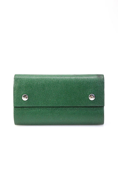 Hermes Womens Leather Agenda Book Green