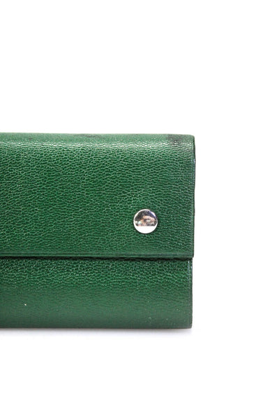 Hermes Womens Leather Agenda Book Green