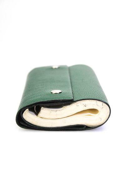 Hermes Womens Leather Agenda Book Green