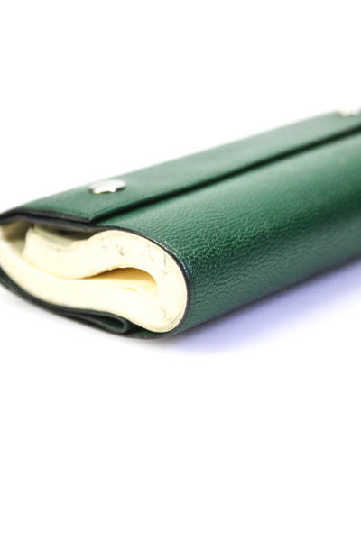 Hermes Womens Leather Agenda Book Green