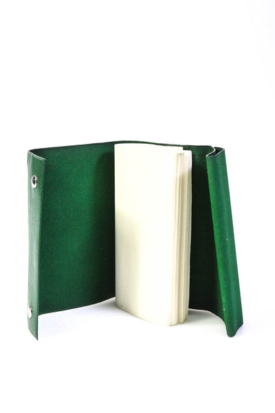 Hermes Womens Leather Agenda Book Green