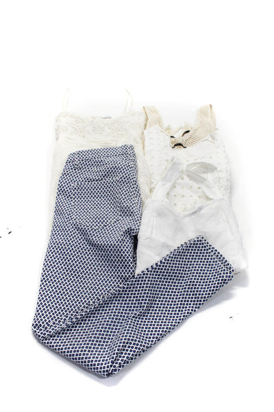 Zara Womens Tank Tops Blouses Jeans Romper White Size 4 S M Lot 6