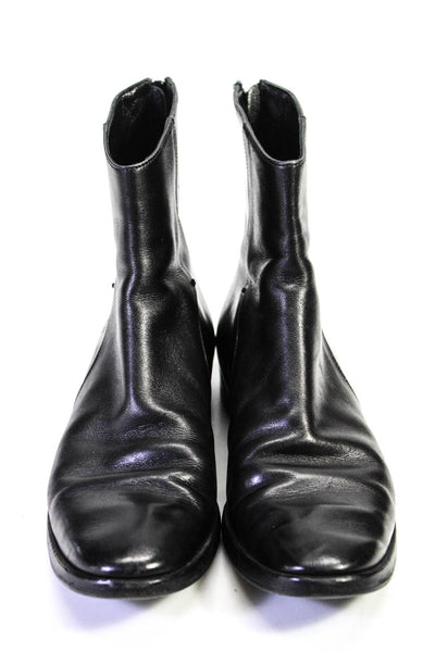 Helmut Lang Womens Ankle Zip Up Basic Boot Black Size 7