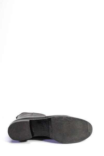 Helmut Lang Womens Ankle Zip Up Basic Boot Black Size 7