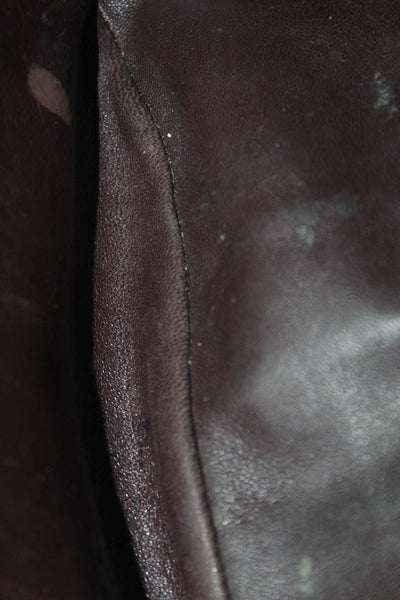 Coach Womens Leather Gold Tone Shoulder Handbag Beige