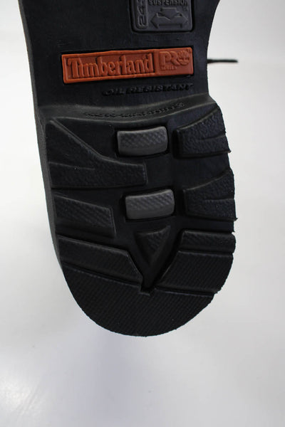 Coach Womens Black Suede Lace Up Platform Ankle Boots Shoes Size 8.5B