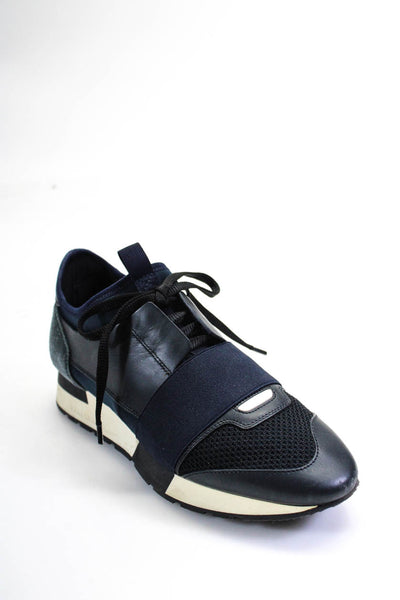 Balenciaga Women's Race Runner Lace Up Sneakers Multicolor Size 38