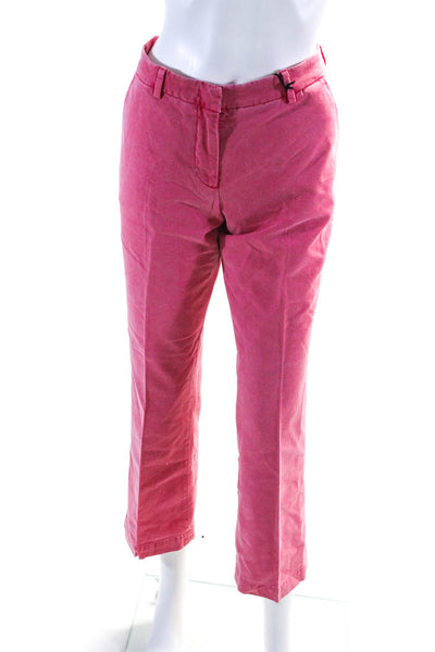 PT Torino Women's Mid Rise Straight Leg Chino's Pink Size EUR 36