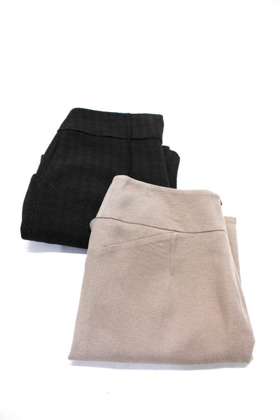 Mario Serrani Baraschi Women's Knit Pencil Skirts Black Beige Size 6 10 Lot 2