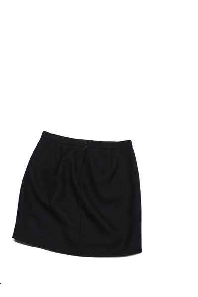 J Crew Womens A-Line Skirt Chino Pants Black Green Size 2 4 Lot 2