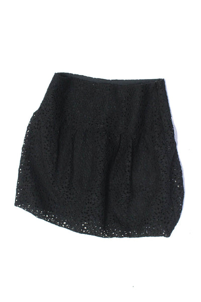 Sallymack Couture Children Girls Lace Mini Skirt Black Size 12