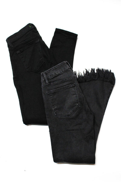J Brand Frame Denim Womens Jeans Black Size 26 24 Lot 2