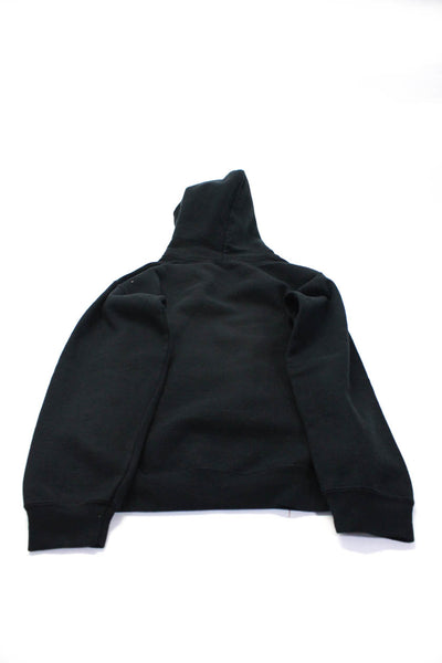 Gildan Boys Long Sleeve Pullover Graphic Hoodie Black Size S