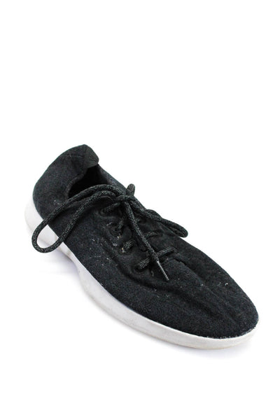 The Wool Runners Mens Lace Up Closure Wool Casual Sneakers Black Size 10