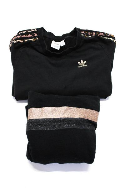 Generation Love Adidas Womens Hoodie Tee Shirt Dress Black Size XS Lot 2