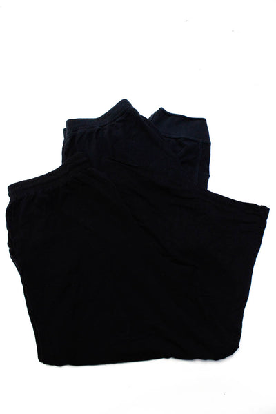 Wilt Lovers + Friends Mens Smocked Solid Sweatpants Blue Black Size S/L Lot 2