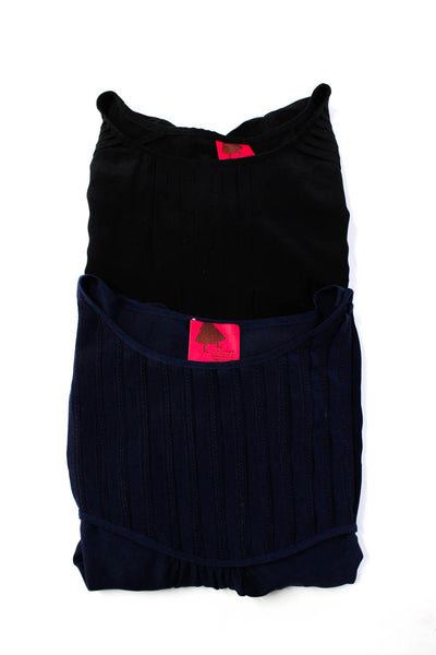 Juliette Longuet Women's Silk Long Sleeve Blouse Black Size 4 Lot 2