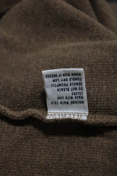 Polo Ralph Lauren Men's Mock Neck Long Sleeves Sweater Top Brown Size L