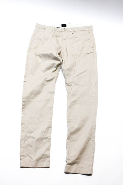 J Crew Men's Stretch Khakis Pants Beige Size 32 Lot 2