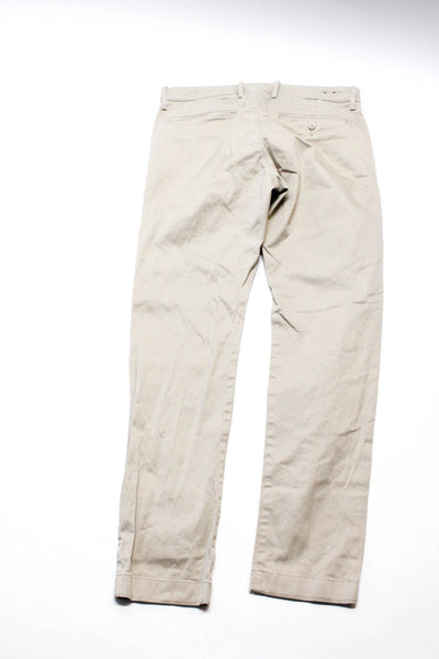 J Crew Men's Stretch Khakis Pants Beige Size 32 Lot 2