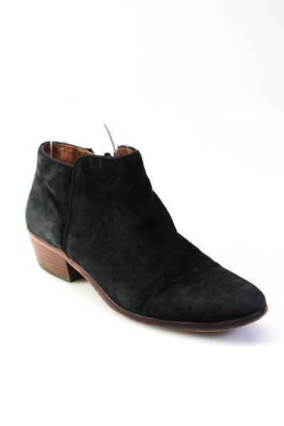 Sam Edelman Womens Suede Petty Ankle Boots Black Size 6.5 Medium