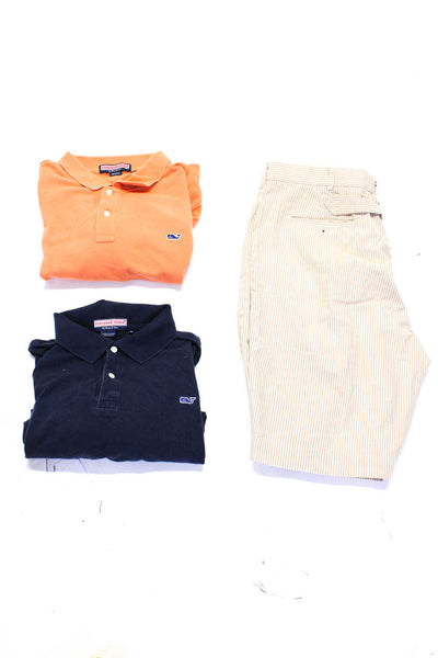 Polo Ralph Lauren Men's Stripped Khakis Shorts Beige Size 36 Lot 3