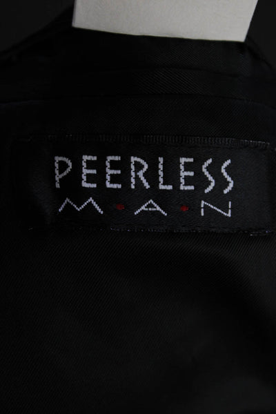 Peerless M.A.N Men's Collared Double Breast Lined Tween Jacket Size 46