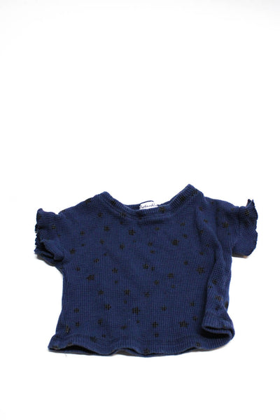 Splendid Girls Striped Sweater Polka Dot Joggers T Shirt Blue Size 12-18M Lot 5