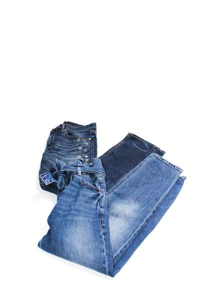 Frame Denim Juicy Jean Couture Womens Skinny Leg Jeans Blue Size 26 Lot 2