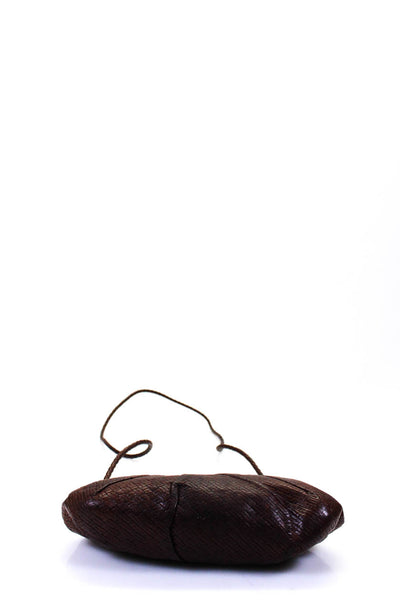 Lauren Merkin Women's Leather Flap Mini Crossbody Bag Brown