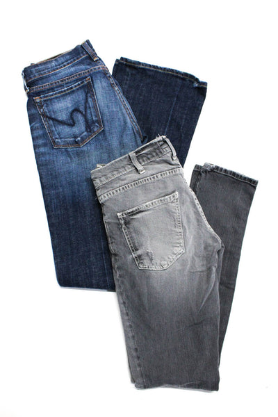 COH By Jerome Dahan Current Elliott Womens Wide Leg Jeans Blue Size 26 Lot 2
