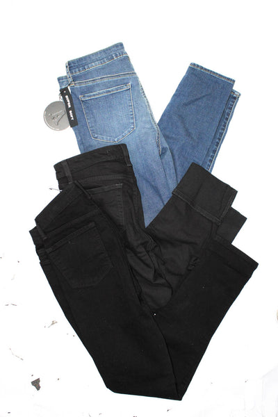 J Brand Article of Society Womens Black Mid-Rise Skinny Leg Jeans Size 28 27 Lot