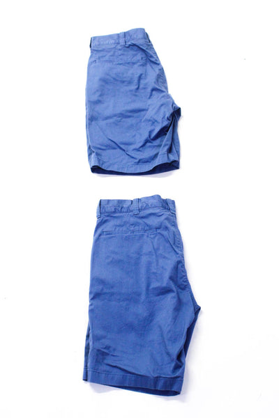 J Crew Mens Solid Blue Cotton 9" Inseam Stretch Shorts Size 30 lot 2
