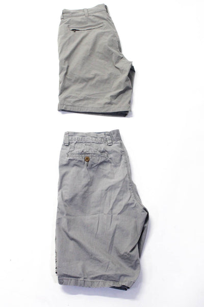 J Crew Mens Solid Light Gray Cotton Stretch 9" Inseam Casual Shorts Size 30 lot2