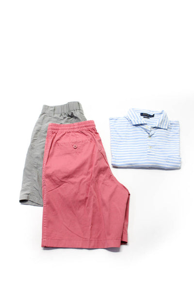 Polo Ralph Lauren Men's Short Sleeves Polo Striped Shirt M J Crew Short M Lot 3