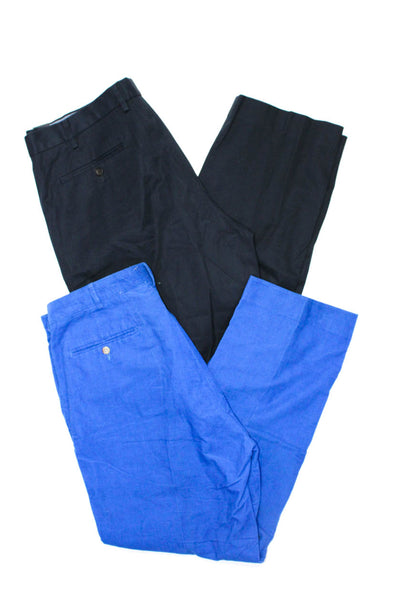 Polo Ralph Lauren J Crew Mens Corduroy Pants Trousers Blue Navy Size 36 38 Lot 2