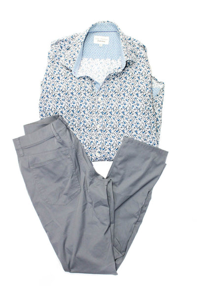 Ted Baker Travis Matthew Mens Dress Shirt Pants Blue Size 16.5 30 Lot 2