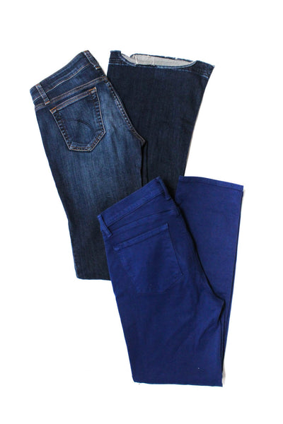 Joes J Brand Womens Cotton Flare Straight Leg Jeans Pants Blue Size 26 28 Lot 2