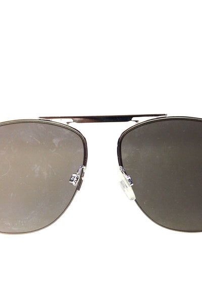 Le Specs Womens 'Liberation' Aviator Sunglasses Silver Tone Size 57 33 150 mm