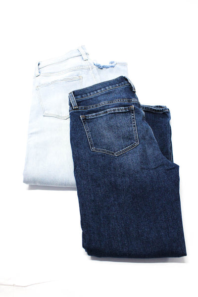 Joe's Jeans Women's High Rise Light Wash Distressed Denim Jeans Blue Size 26