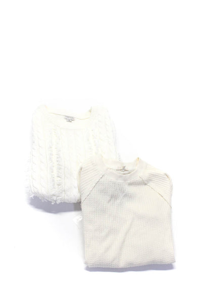 Habitual Kid Z Supply Childrens Girls Sweaters White Size 14 10-12 Lot 2