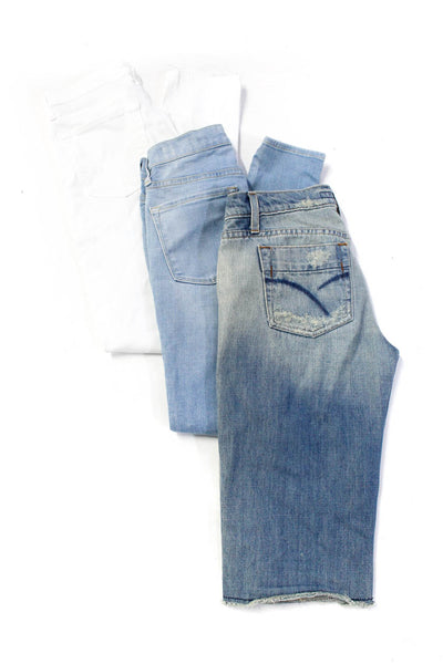 Joes Adriano Goldschmied Frame Womens Jeans Pants Blue White Size 28 26 Lot 3