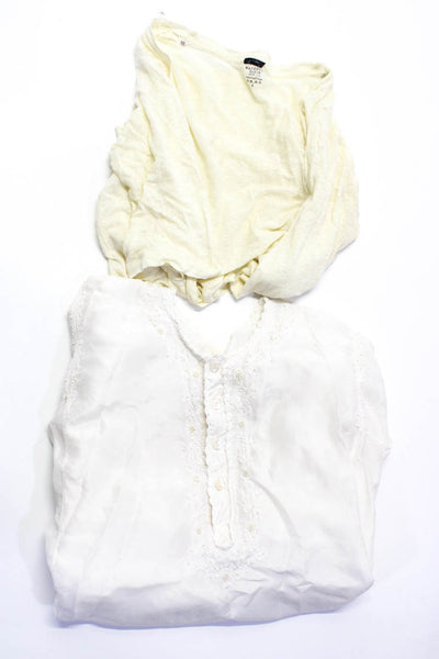Nimbu Majestic Paris Women's Silk Long Sleeve Slip Gown White Size S 2, Lot 2