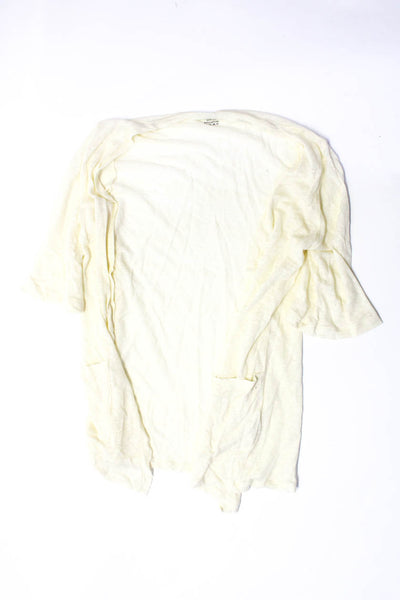 Nimbu Majestic Paris Women's Silk Long Sleeve Slip Gown White Size S 2, Lot 2