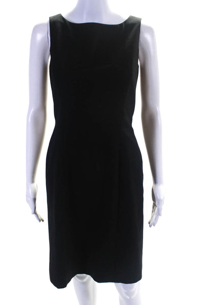 Tahari Arthur S. Levine Classics Womens Sleeveless Sheath Dress Black Size 2